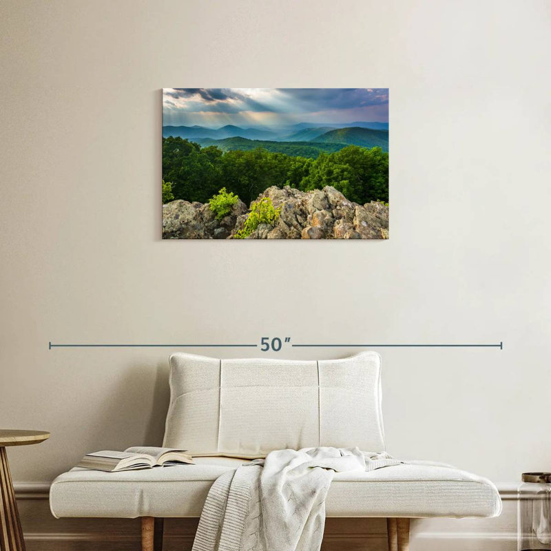 Alvord Lights Over Blue Ridge, 20" H x 30" W