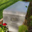 Lifetime 28.3" W 136 Gallons Water Resistant Polyethylene Plastic Lockable Modern Outdoor Deck Box
