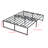 Alvis 14" Steel Bed Frame-1827544894