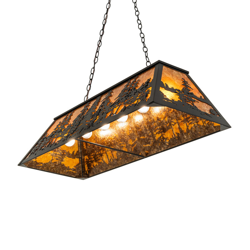 Doby 6 - Light Pendant, 44" H x 48" W x 17" D, Black