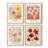 Vintage Floral Print CXXVII  Framed Print - Set of 4-1199085004-1199085007