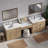 103'' Double Bathroom Vanity with Top-117787965