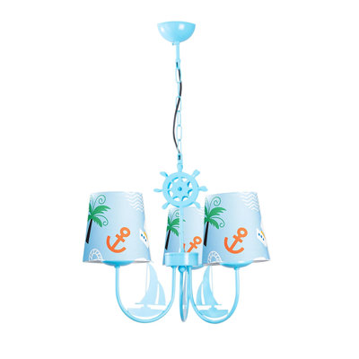Lustre classique 3 lumières à abat-jour McTeer