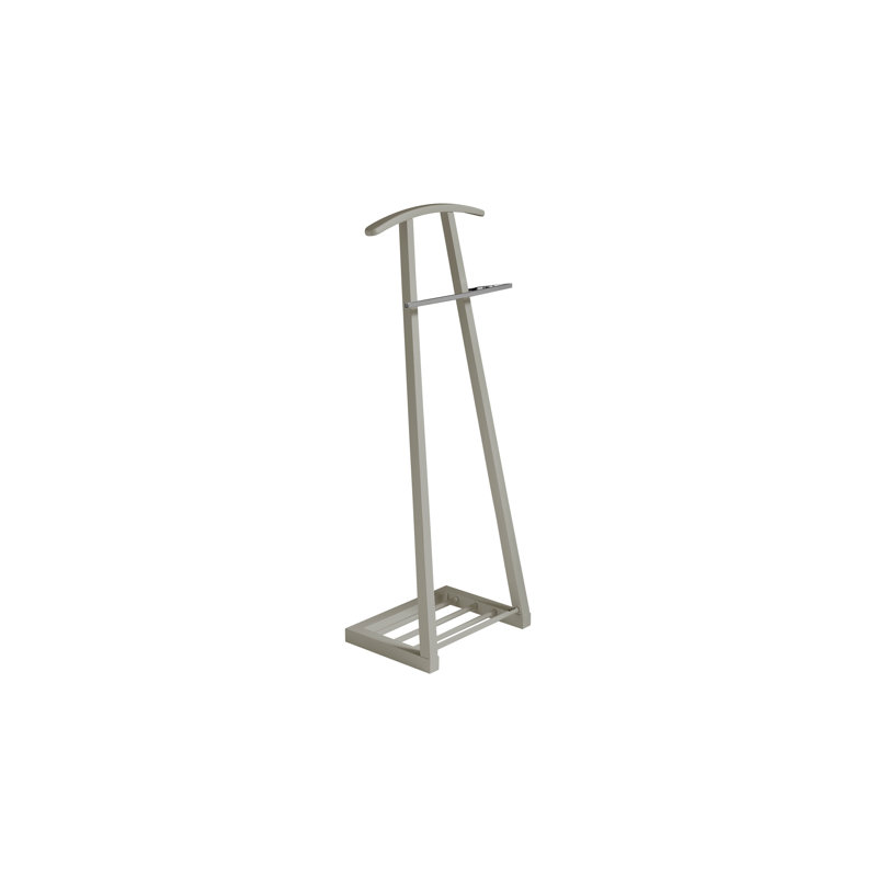 Solid Wood Freestanding Valet Stand, Mink