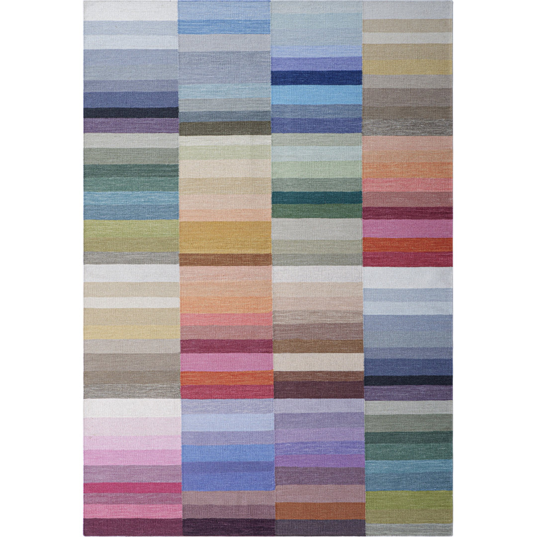 Color Code Handmade Flatweave Wool Multi Rug CompanyC Rug 