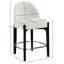 Tabouret de comptoir rembourré en tissu Maud-137995916-137995917