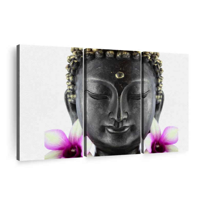 Buddha Orchids, reproduction sur toile, H 20 po x l 33 po x P 1,25 po