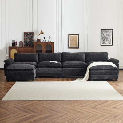 Latitude Run® 4-Seat Sectionals With 2 Ottoman