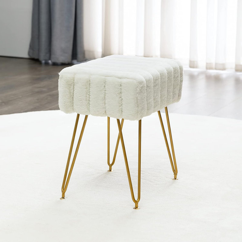 Banc avec repose-pieds Modern Mink