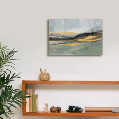 «Sparkling Snow Green» par Silvia Vassileva, art mural sur toile
