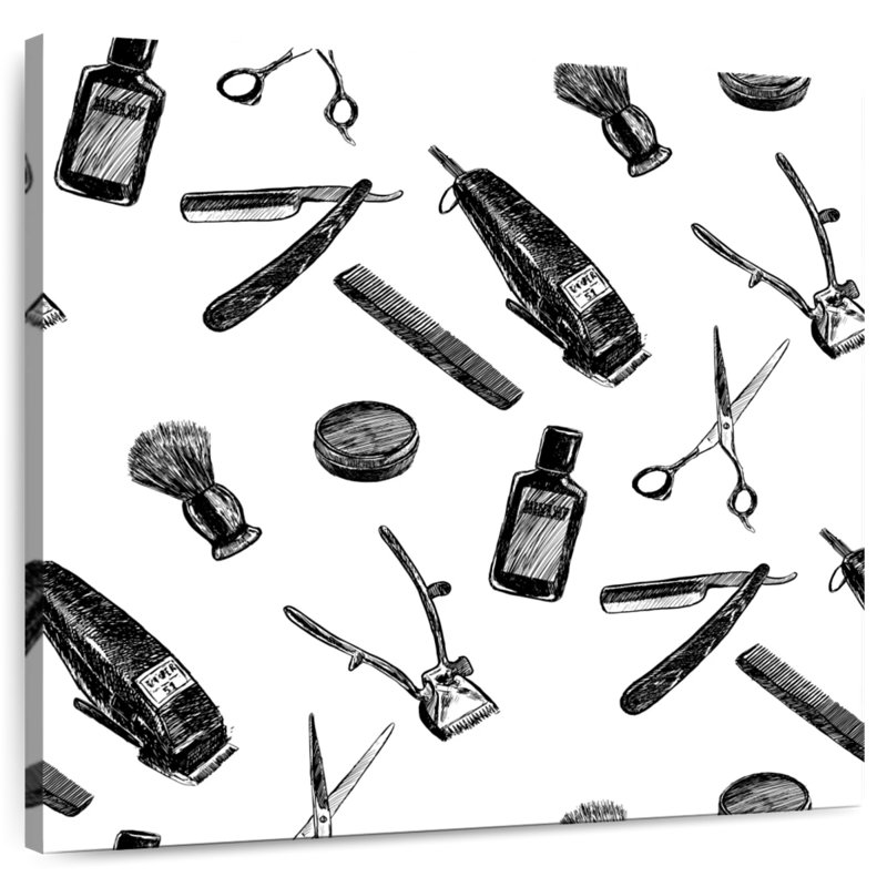 Shuttleworth Barber Pattern, 36" H x 36" W