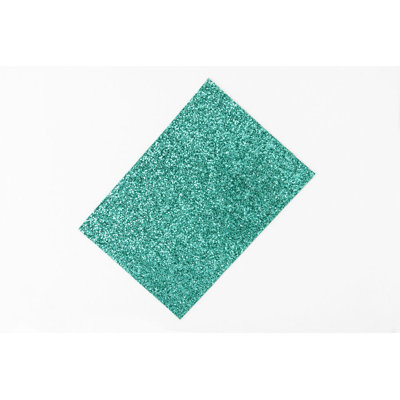 Aquamarine – Real Glitter Wallpaper Sample (A6 Size)