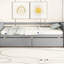 Lit de jour avec tablettes et tiroirs, taille simple-442853302