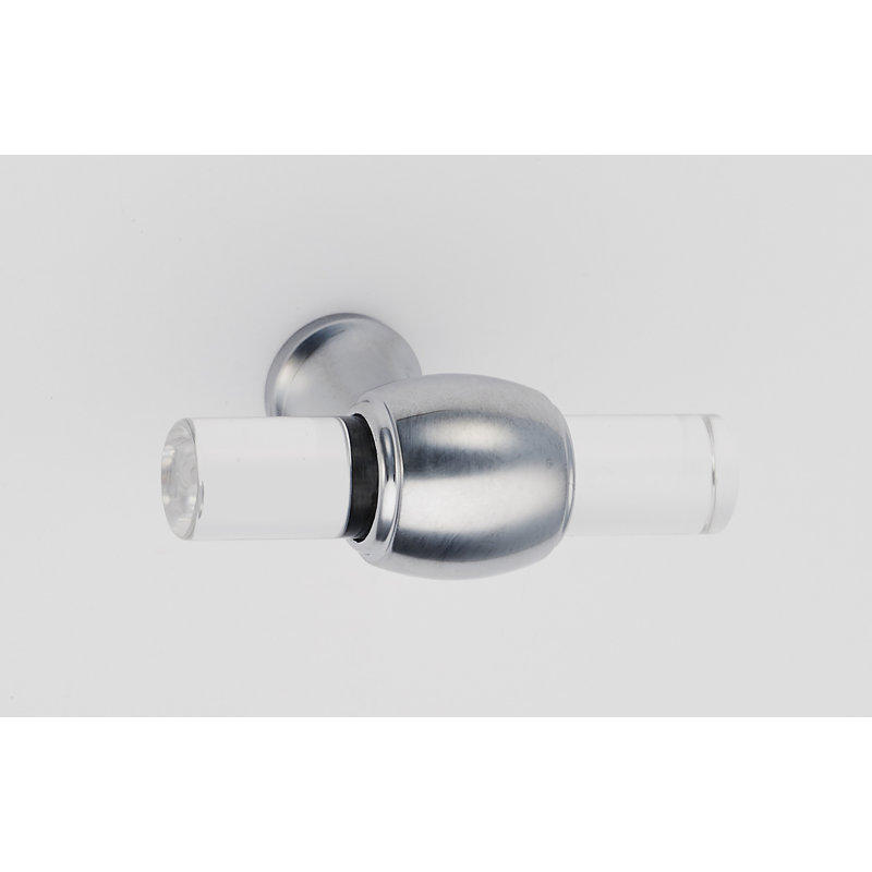 Royale Bar Knob, Polished Chrome