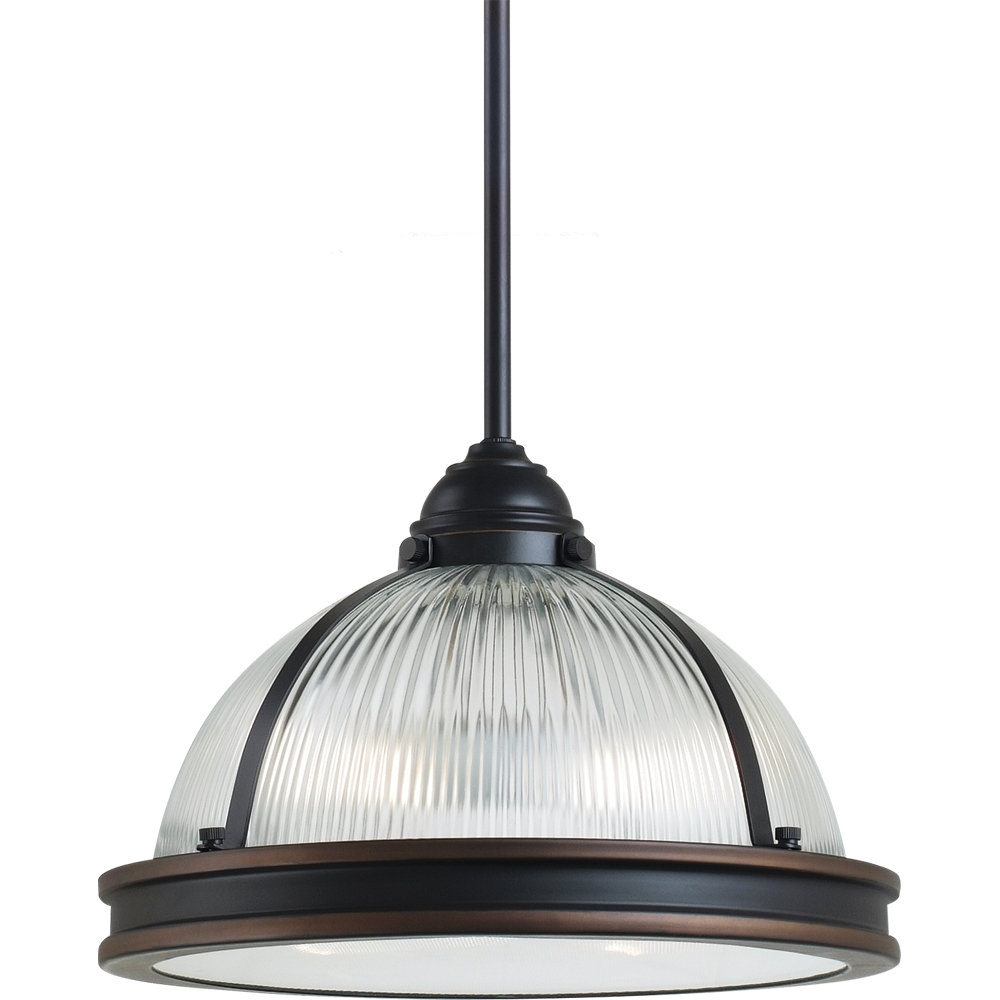 Ainsley 2 Light Glass Dimmable Pendant, Not Included, Autumn Bronze