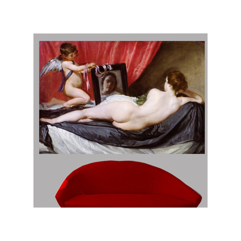 Adhésif décoratif Velazquez The Rokeby Venus (17ème), H 24,5 po x l 36 po