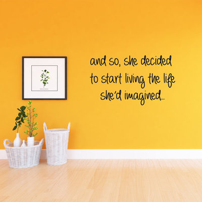 Dollis Text & Numbers Wall Decal