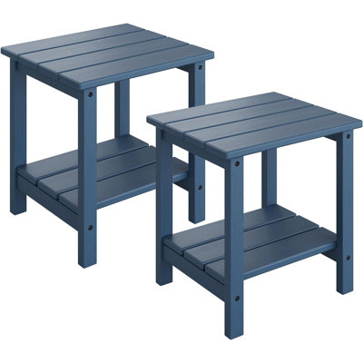 2Pcs Adirondack Outdoor Side Table