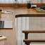 Bureaux en bois massif en L noyer clair-107727422-107727419