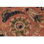Tapis orange / noir en laine noué à la main 9 pi 11 po x 14 pi 3 po Dorn