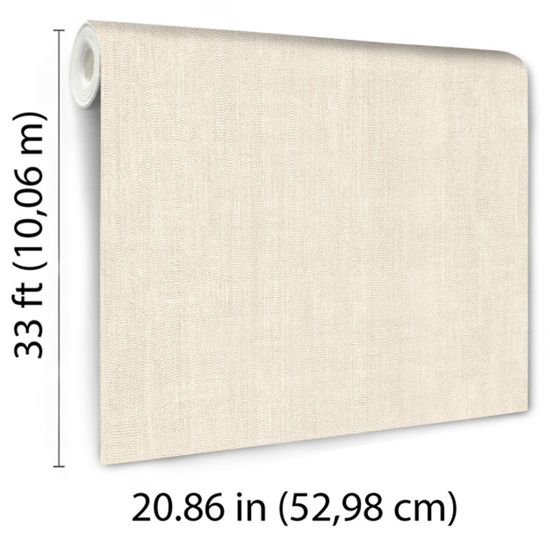 Papier peint texturé Allure, Beige