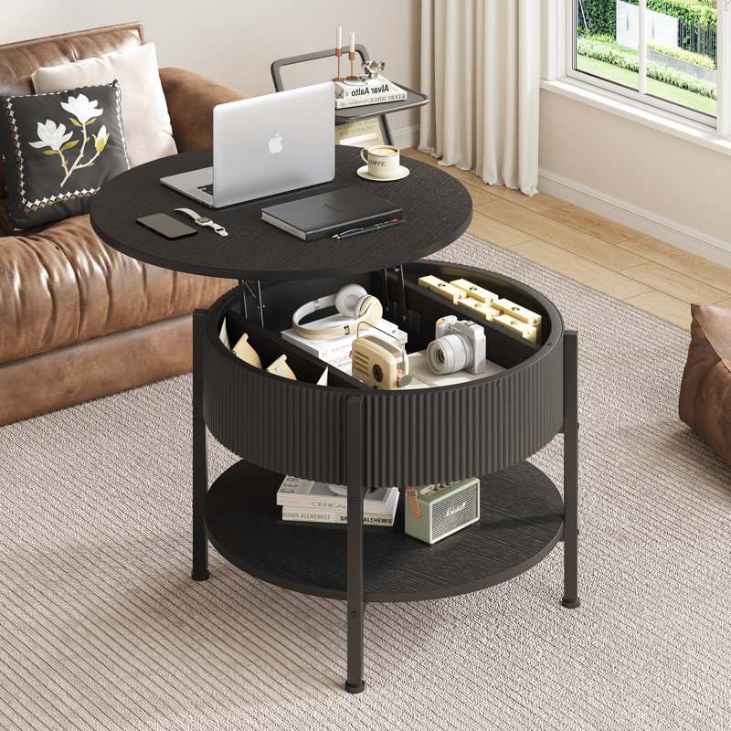 Modern coffee table, Noir