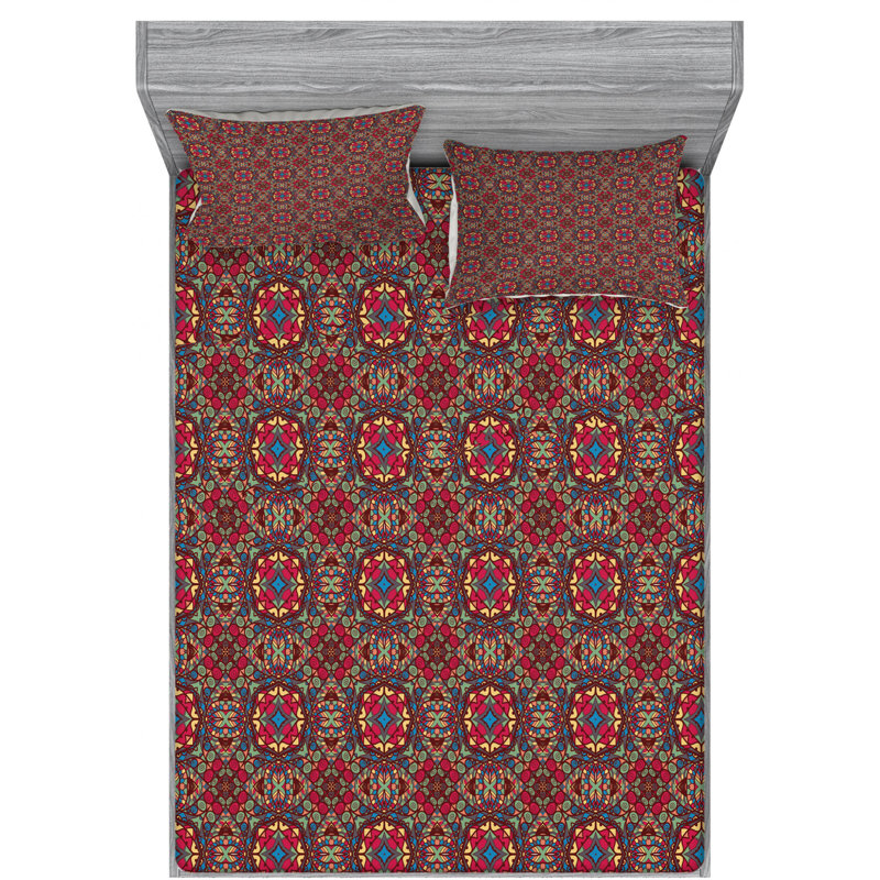 Microfiber Sheet Set, Queen Sheet Set with Fitted Sheet