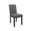 Ensemble table et chaises de salle à manger élégant gris et noir