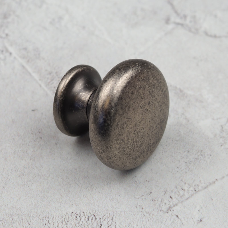 35mm Aged Antique Pewter Knob