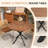 Adileny Round Metal Base Dining Table