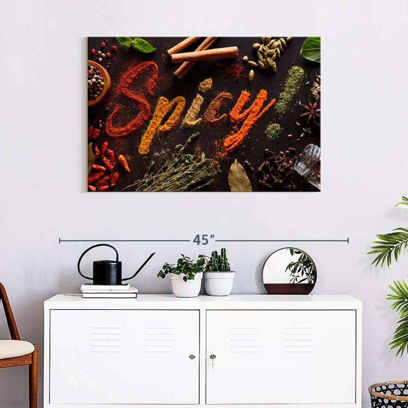 Yarlin Spicy Typography, 24" H x 36" W