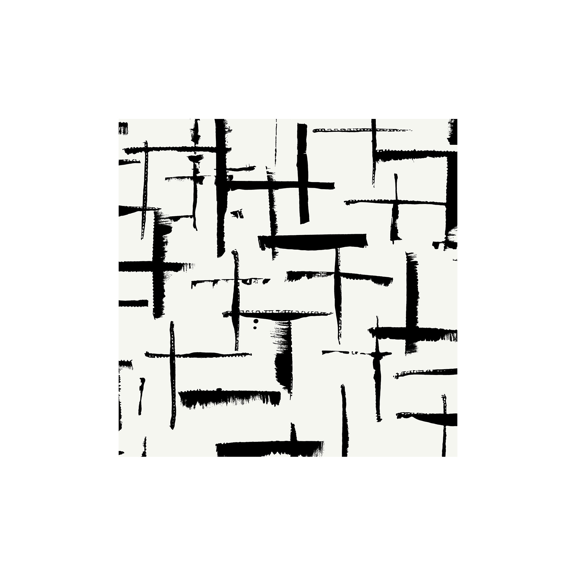 Niseko Modern Abstract Wallpaper, Obsidian
