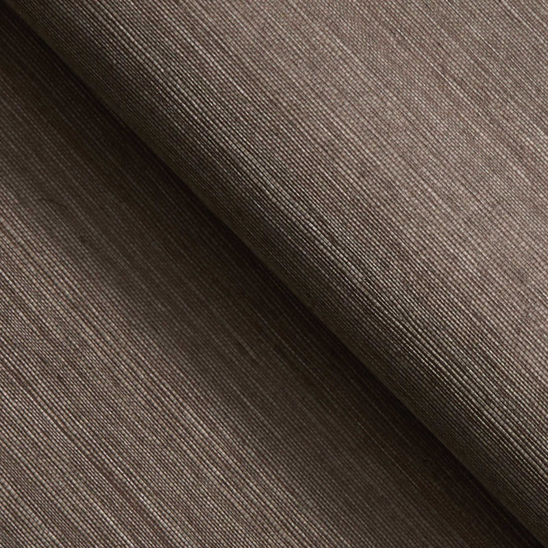 Sisal Monochromatic Authentic Grasscloth Wallpaper, Brown