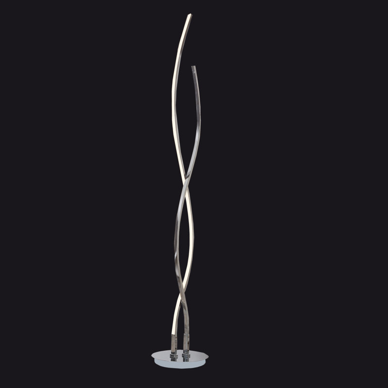 Flemington 158cm Chrome Novelty Floor Lamp
