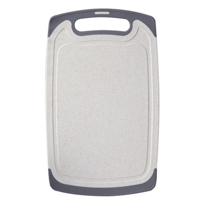 Plastic Cutting Boards For Kitchen Dishwasher Safe, Extra Large Cutting Board For Meat With Grooves, Easy Grip Handle, Non-Slip, With Grinding Area