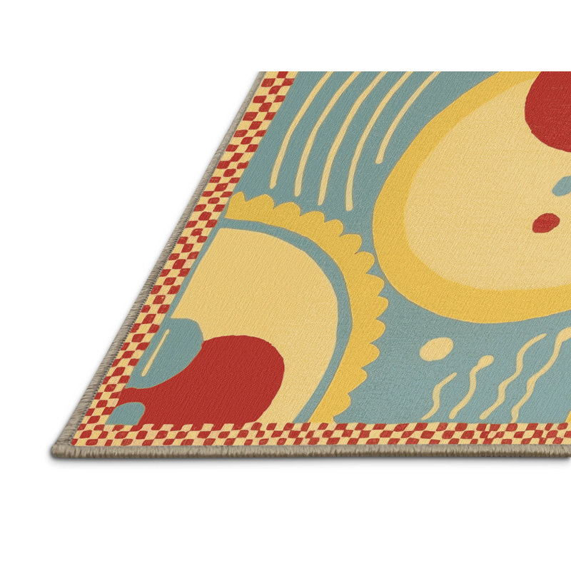 Vibrant Bounce Rug, Rectangle 2' x 3'