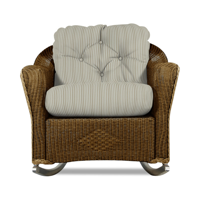 Reflections Outdoor Rocker Chair, Demo Stone, Bark