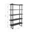 Bibliothèque en acier Gilbertville H 70,9 "x l 39,4"-2049298887