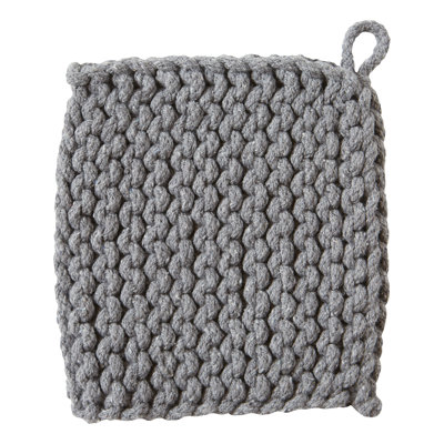 Crochet trivet châtaignier