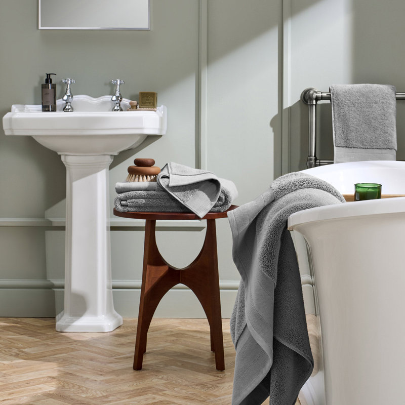 Signature Bath Sheet, Opal Gray