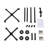 6-Hook Industrial Style Water Pipe Coat Rack-1382219367