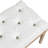 46" Upholstered Bench In Cream White, , French Vintage Inspired Design For A Comfortable Bedroom White Stool, With Elegance Classy Interior