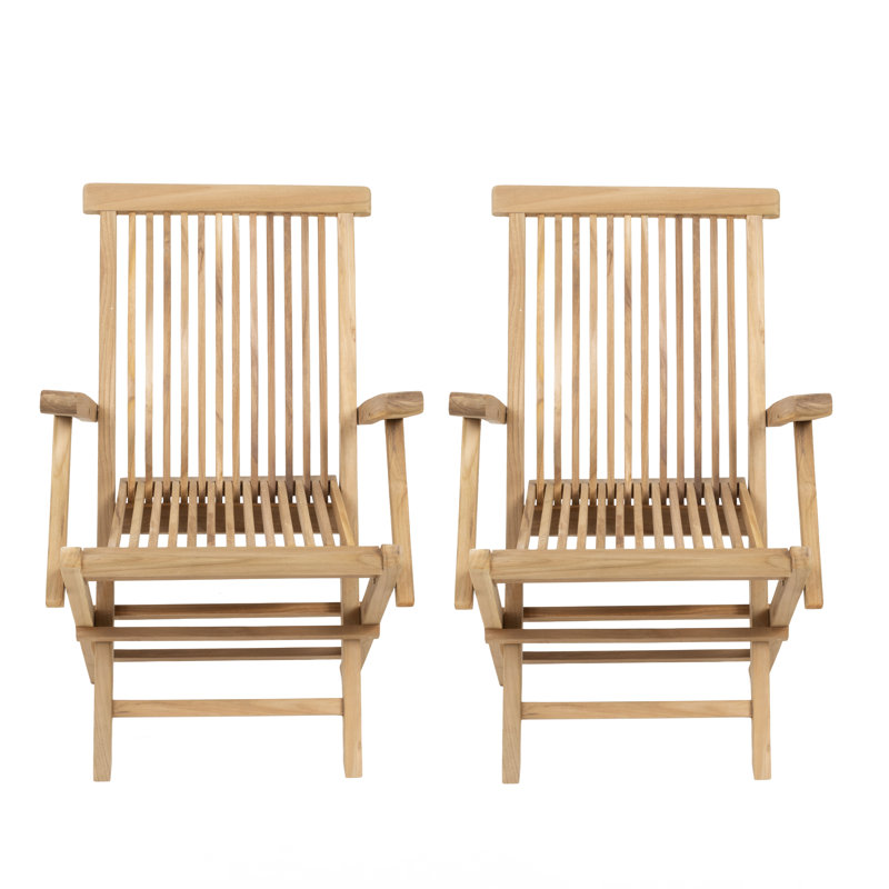Hayne Teak Outdoor Lounge Chair