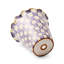 Plum Check Ceramic Garden Pot-492461379