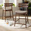 Upholstered Counter Stool with Solid Wood Frame-1927047791