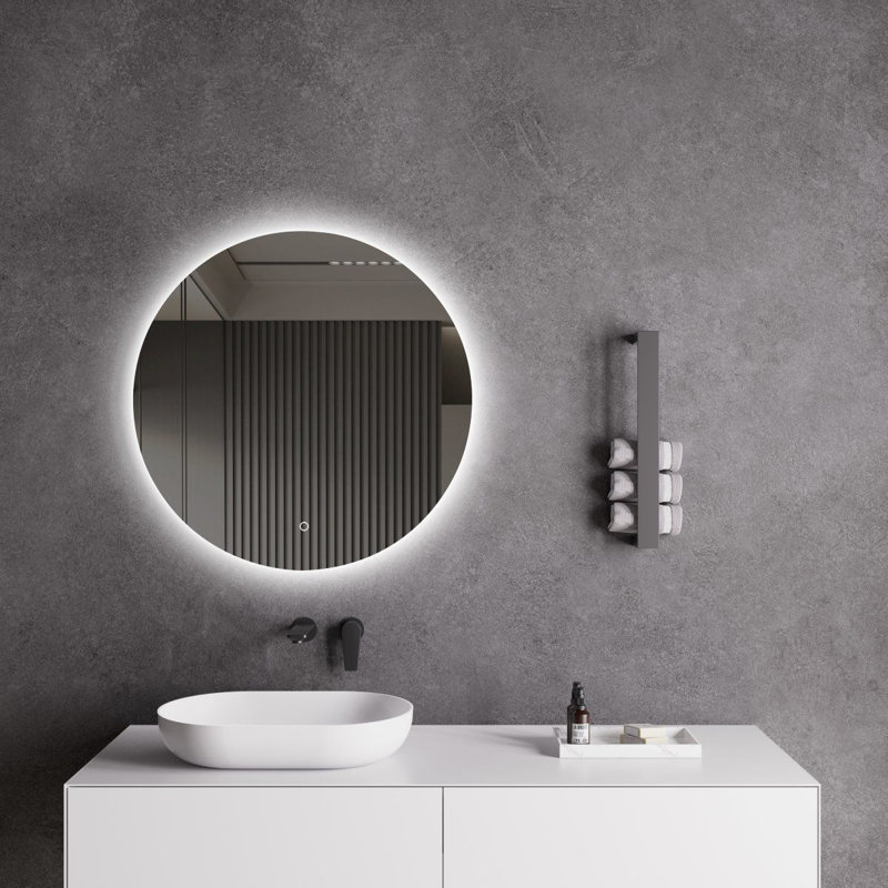 Round Mirror, 152.4 cm H x 152.4 cm W