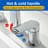 Waterfall Tub Filler Faucet With Handheld Shower Widespread Roman Tub Faucet Set Deck Mount 4-holes Faucet-125590780