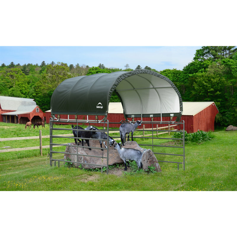 Corral 10 Ft. W x 10 FT. D Steel Pop-Up Canopy