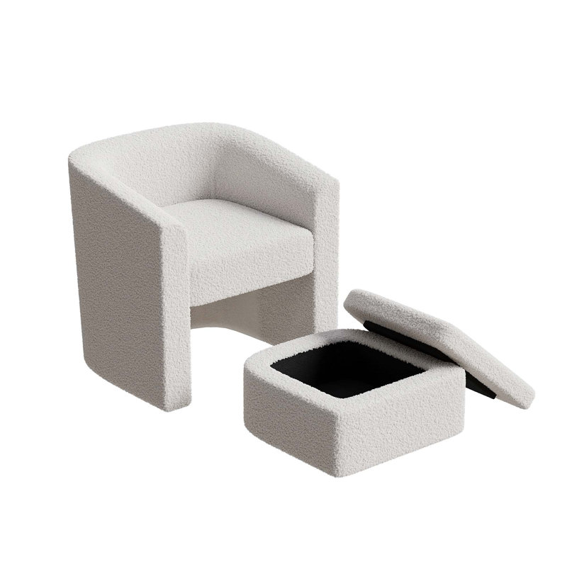 Chaise de canapé polyvalente et moderne avec rangement et attrait relaxant pour divers espaces