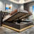 Upholstered Bed With Hydraulic Storage, Usb & Type-c Charging And 360° Surround Led-2045717088